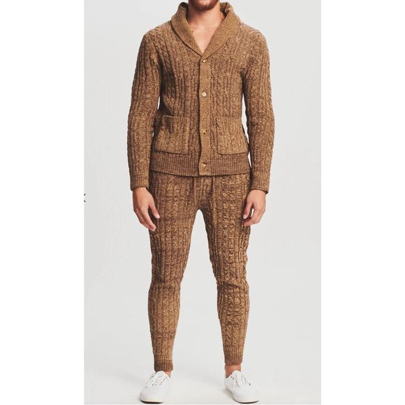 Ser.O.Ya Lynx Jogger Heathered Brown Size L - Picture 8 of 12